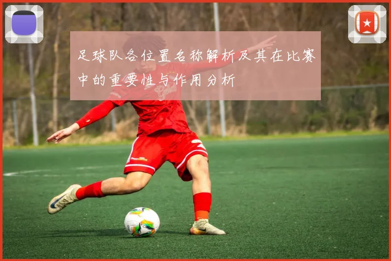 足球队各位置名称解析及其在比赛中的重要性与作用分析